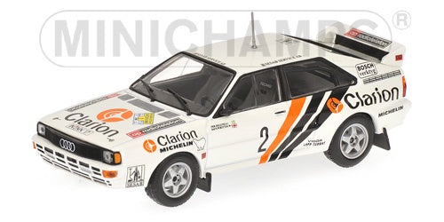 Minichamps 430841902 Audi Quattro 1984 - Sweden Rally