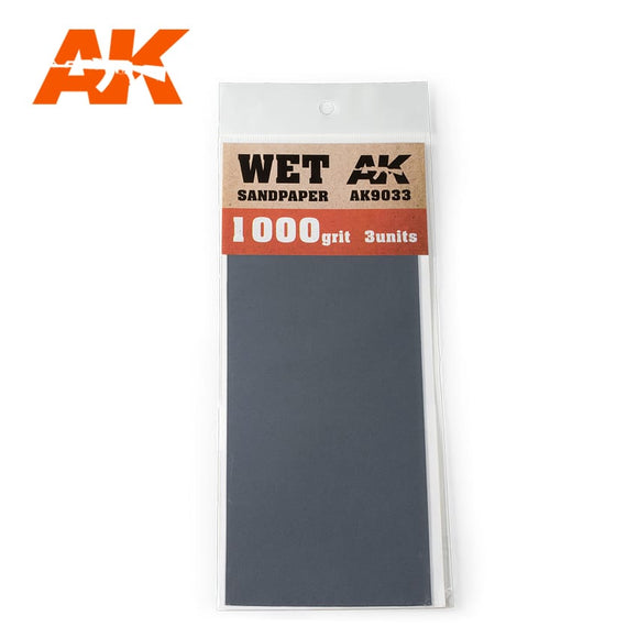 AK-Interactive AK9033 Wet Sandpaper 1000