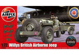 Airfix 02339 Willys Jeep, Trailer & 6PDR Gun – 1/76