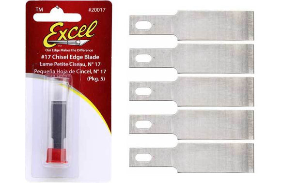 Excel EXC20017 Blades - #17 Chisel (5)