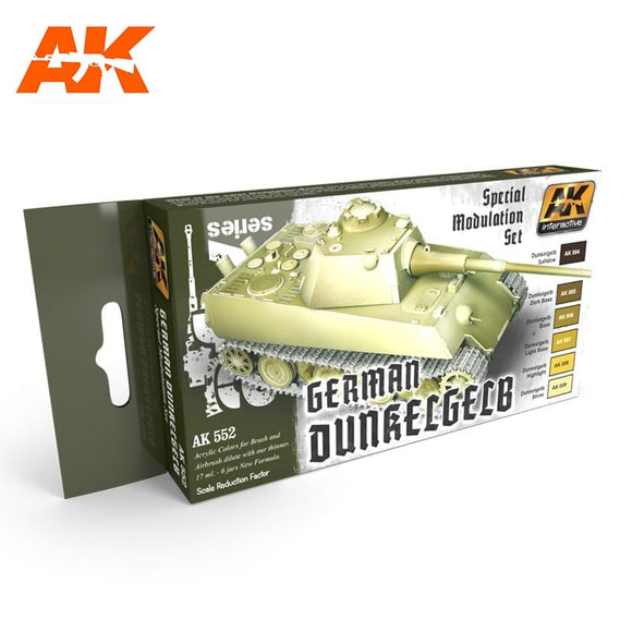 AK-Interactive AK552 German Dunkelgelb Modulation Set