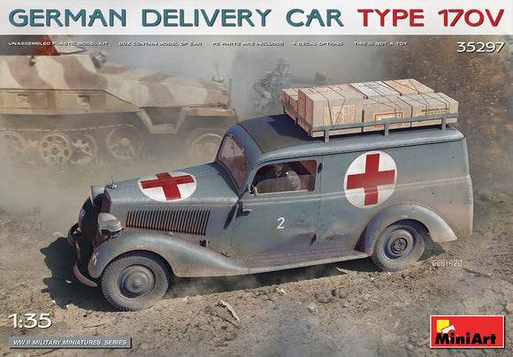 Miniart 35297 German Delivery Car Type 170V