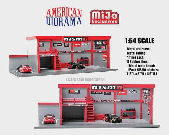 American Diorama 76530MJ ADVAN Garage Diorama - MIJO Exclusive