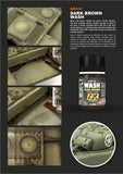 AK-Interactive AK045 Wash – Dark Brown for Green Vehicles 35ml