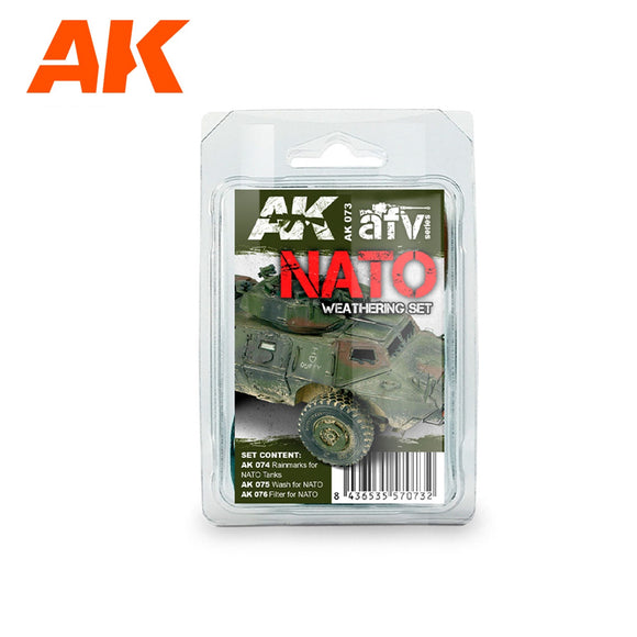 AK-Interactive AK073 NATO Weathering Set