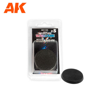 AK-Interactive AK1104 Round Bases 50mm x 5