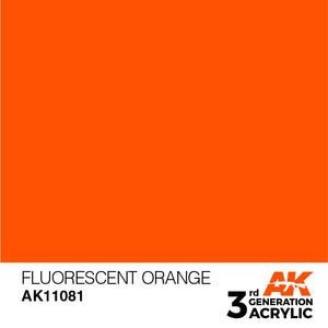 AK-Interactive AK11081 Flourescent Orange