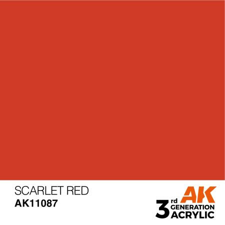 AK-Interactive AK11087 Scarlet Red
