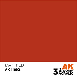 AK-Interactive AK11092 Matt Red