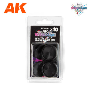 AK-Interactive AK1110 Hollow Bases 32mm x 10