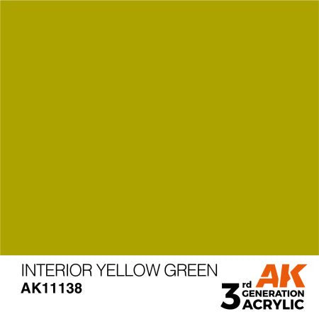 AK-Interactive AK11138 Interior Yellow Green