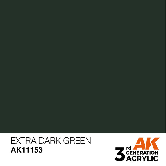 AK-Interactive AK11153 Extra Dark Green