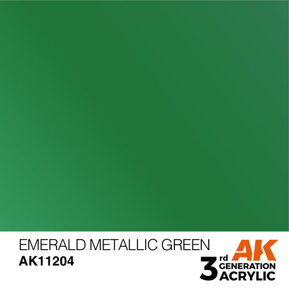 AK-Interactive AK11204 Emerald Metallic Green