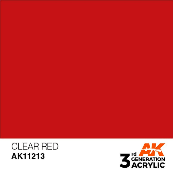 AK-Interactive AK11213 Clear Red