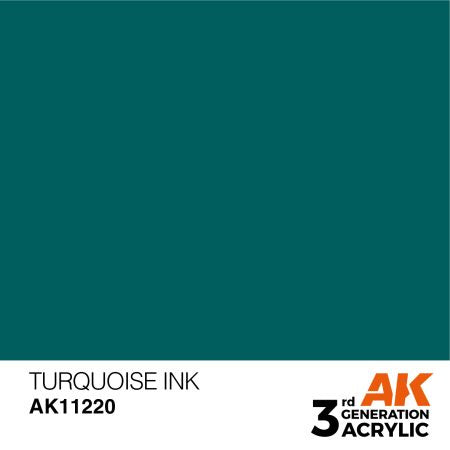 AK-Interactive AK11220 Turquoise INK