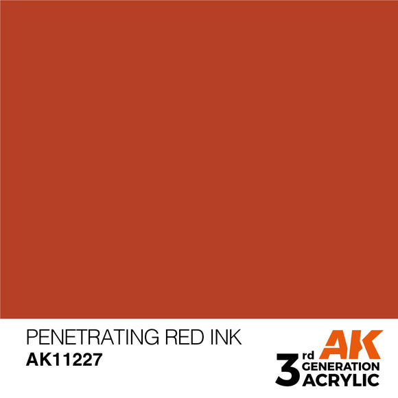 AK-Interactive AK11227 Penetrating Red INK