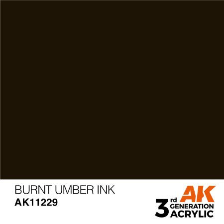 AK-Interactive AK11229 Burnt Umber INK