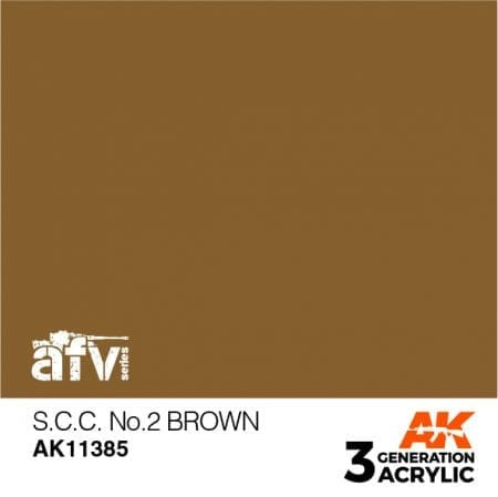 AK-Interactive AK11385 S.C.C. No.2 Brown