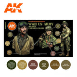 AK-Interactive AK11634 WW2 U.S. Uniforms Color Set