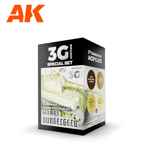 AK-Interactive AK11640 German Dunkelgelb Modulation Set