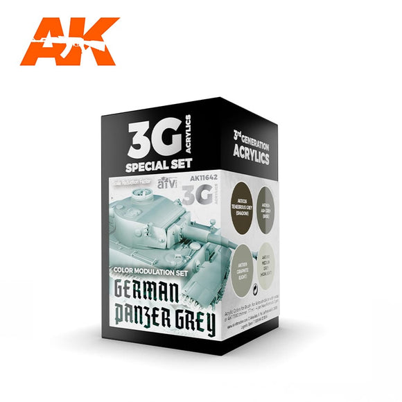 AK-Interactive AK11642 German Panzer Grey Modulation Set