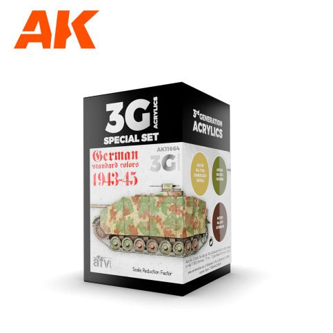AK-Interactive AK11664 German Standard Colors 1943-45 Set