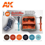 AK-Interactive AK11685 Vehicle Interiors Red & Blue