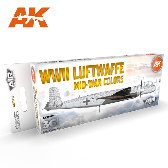 AK-Interactive AK11717 Luftwaffe WWII Mid-War Colors