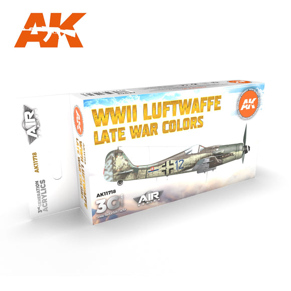 AK-Interactive AK11718 Luftwaffe WWII Late War Colors