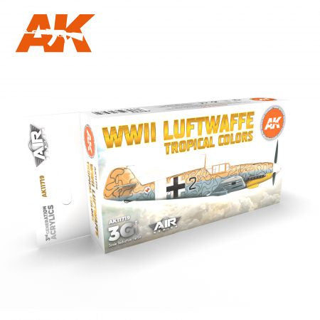 AK-Interactive AK11719 Luftwaffe Tropical Colors Set