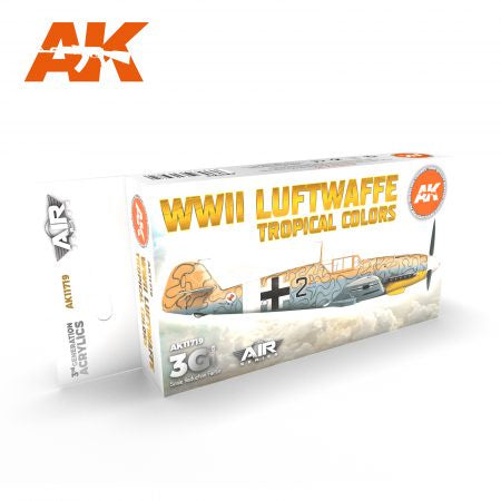 AK-Interactive AK11719 Luftwaffe Tropical Colors Set