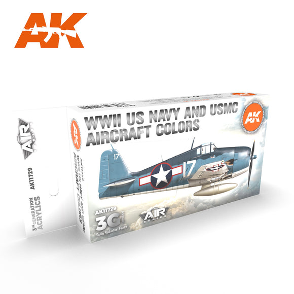 AK-Interactive AK11729 US Navy & USMC WWII Aircraft Colors