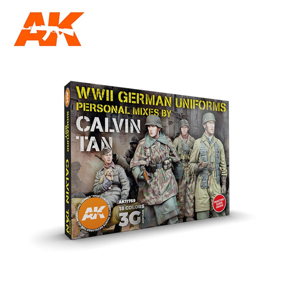 AK-Interactive AK11759 Calvin Tan Personal Mixes Set