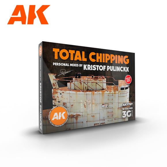AK-Interactive AK11767 Total Chipping - Personal Mixes by Kristof Pulinckx