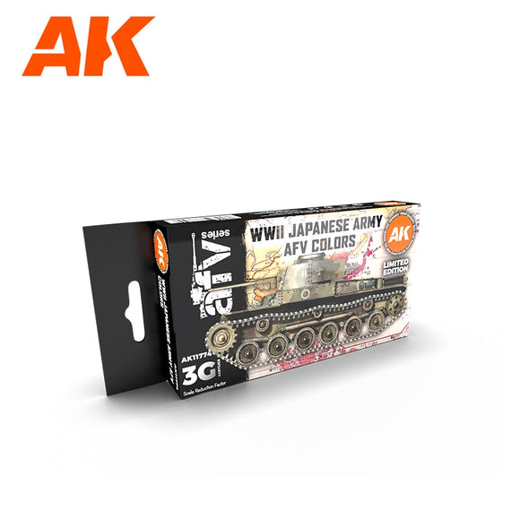 AK-Interactive AK11774 Japanese Army AFV Colors Set