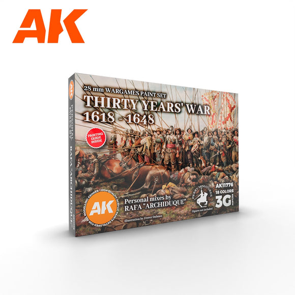 AK-Interactive AK11776 Signature Set - Rafa 'Archiduque' - Special 28mm Thirty Years War Set 1618 to 1648