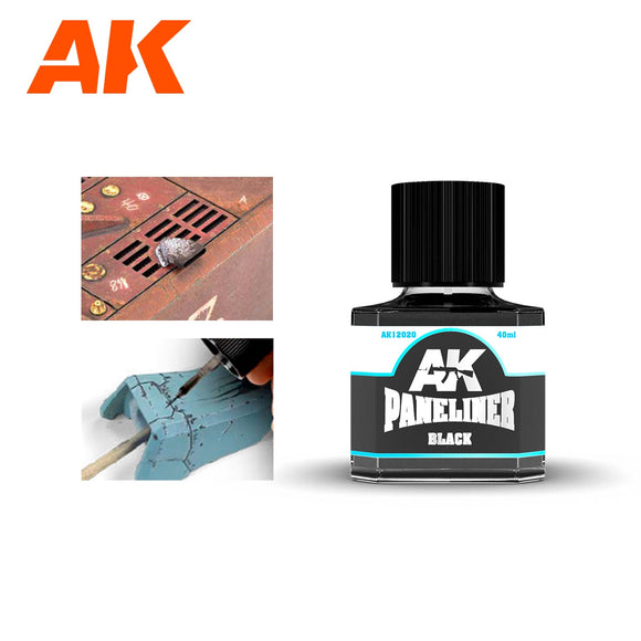 AK-Interactive AK12020 Paneliner – Black 40ml