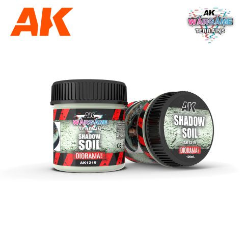 AK-Interactive AK1219 Wargame Terrains Shadow Soil 100ml