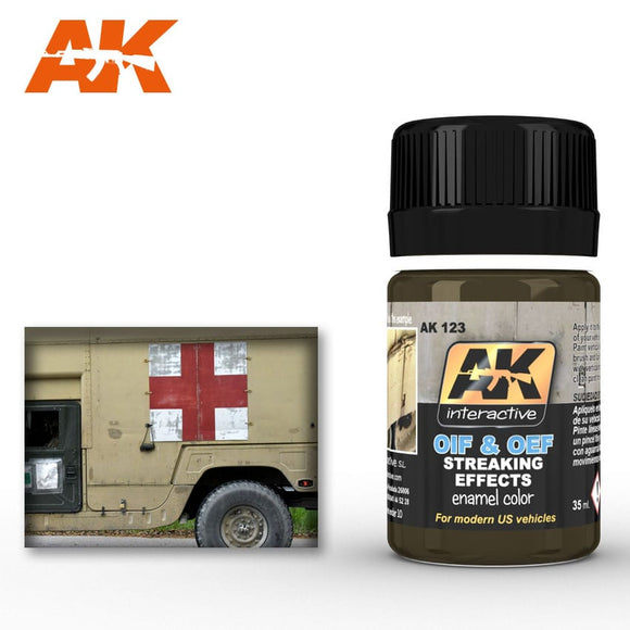 AK-Interactive AK123 Oif & OeF – US Vehicles Streaking Effects