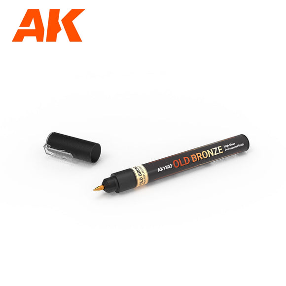 AK-Interactive AK1303 Metallic Old Bronze Marker