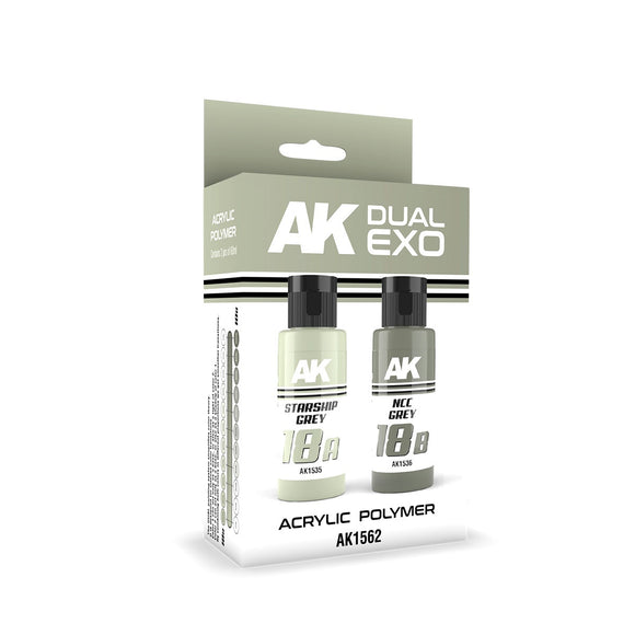 AK-Interactive AK1562 Dual Exo Starship Grey & NCC Grey