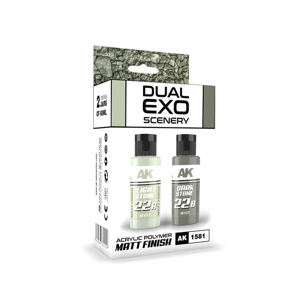AK-Interactive AK1581 Dual Exo Light & Dark Stone