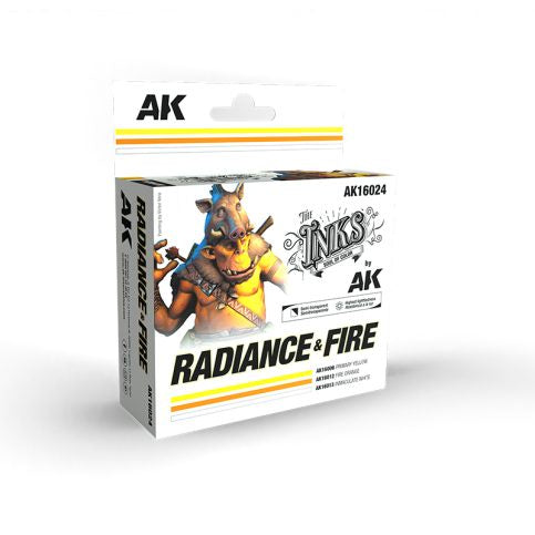 AK-Interactive AK16024 Inks – Radiance & Fire