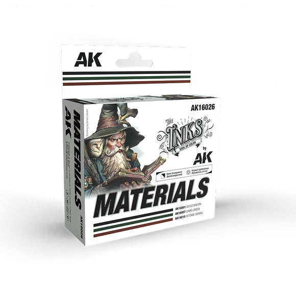 AK-Interactive AK16026 Inks – Materials