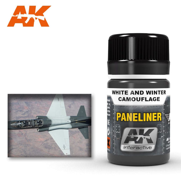 AK-Interactive AK2074 Paneliner for White & Winter Camouflage