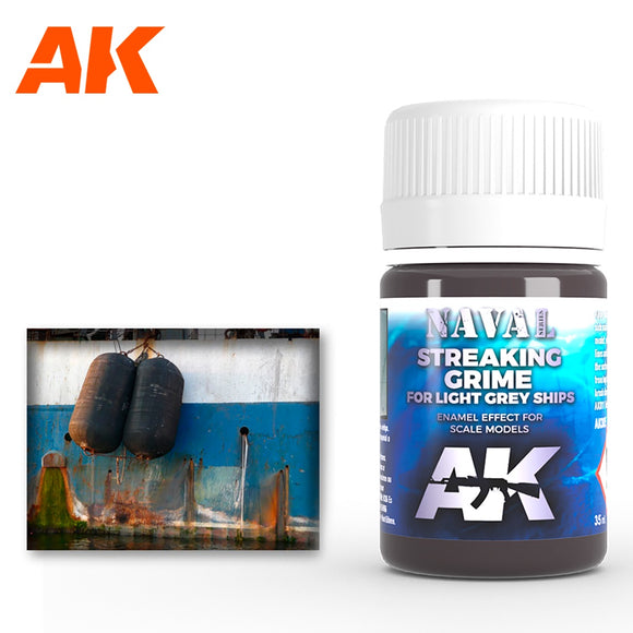 AK-Interactive AK305 Streaking Grime for Grey Ships