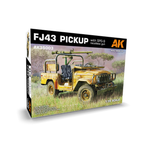 AK-Interactive AK35003 Toyota FJ43 Pickup with SPG-9 Recoilless Gun