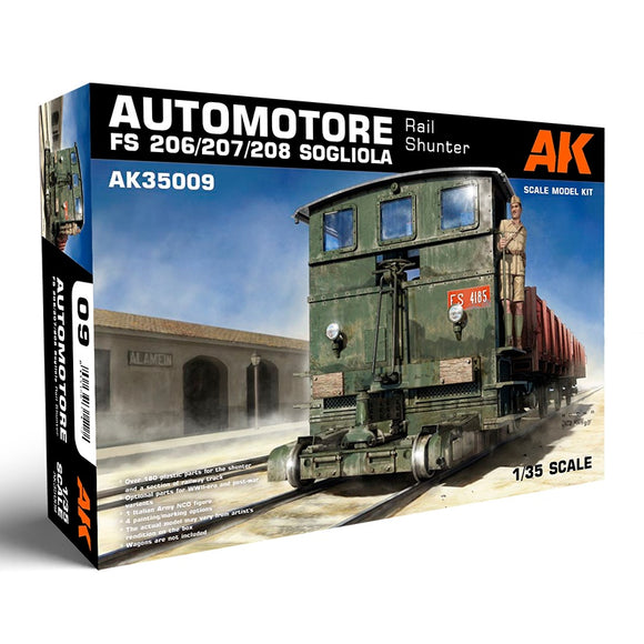 AK-Interactive AK35009 Automotore FS206/207/208 Sogliola Rail Shunter - Tren de Maniobras