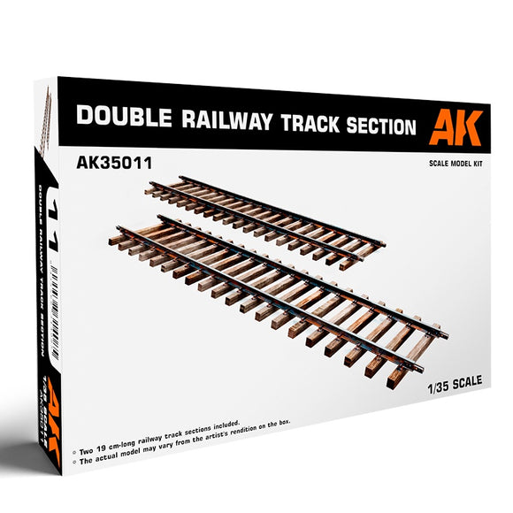AK-Interactive AK35011 Double Railway Track Section