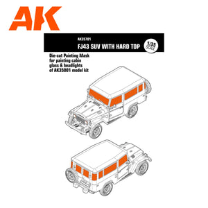 AK-Interactive AK35701 Toyota FJ43 Painting Mask Set